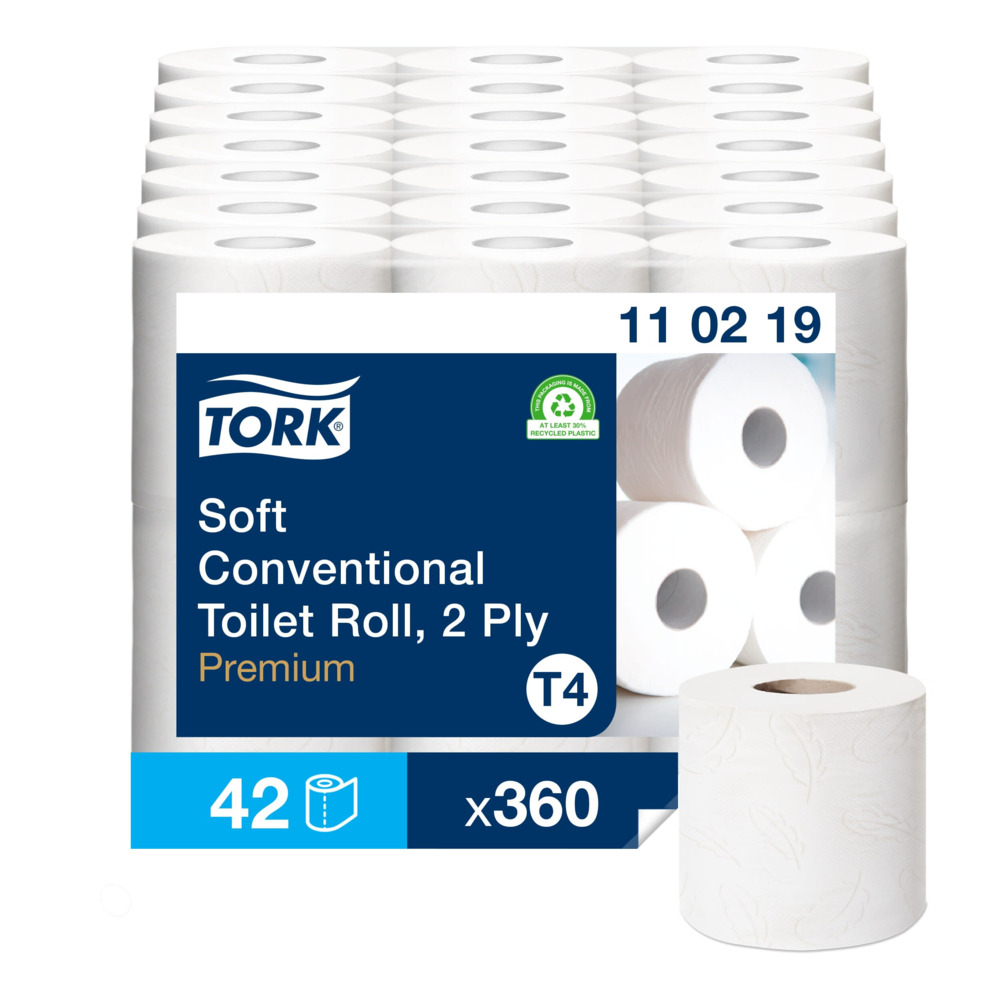 Tork T4 Premium 2 lager mjukt Toalettpapper
