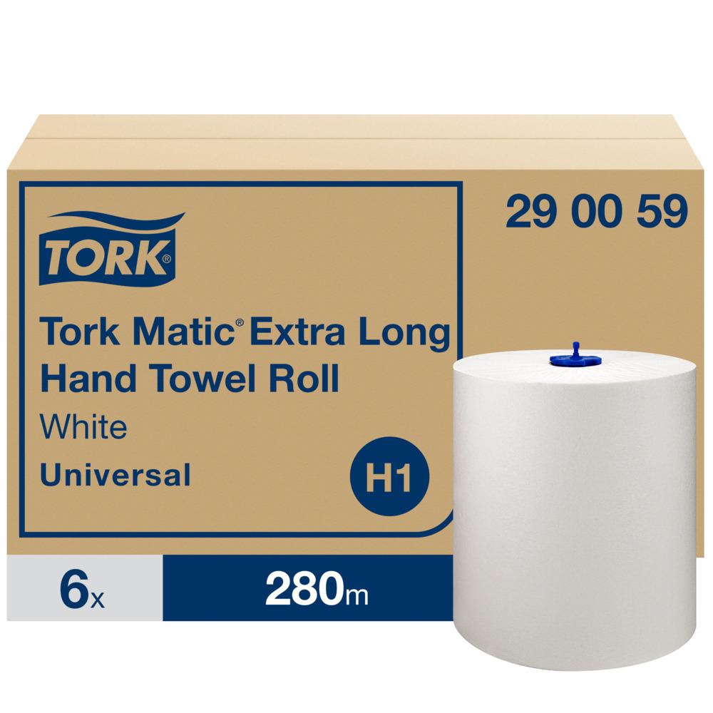 Tork H1 Matic Universal 1 lager rulle extra lång Handduk