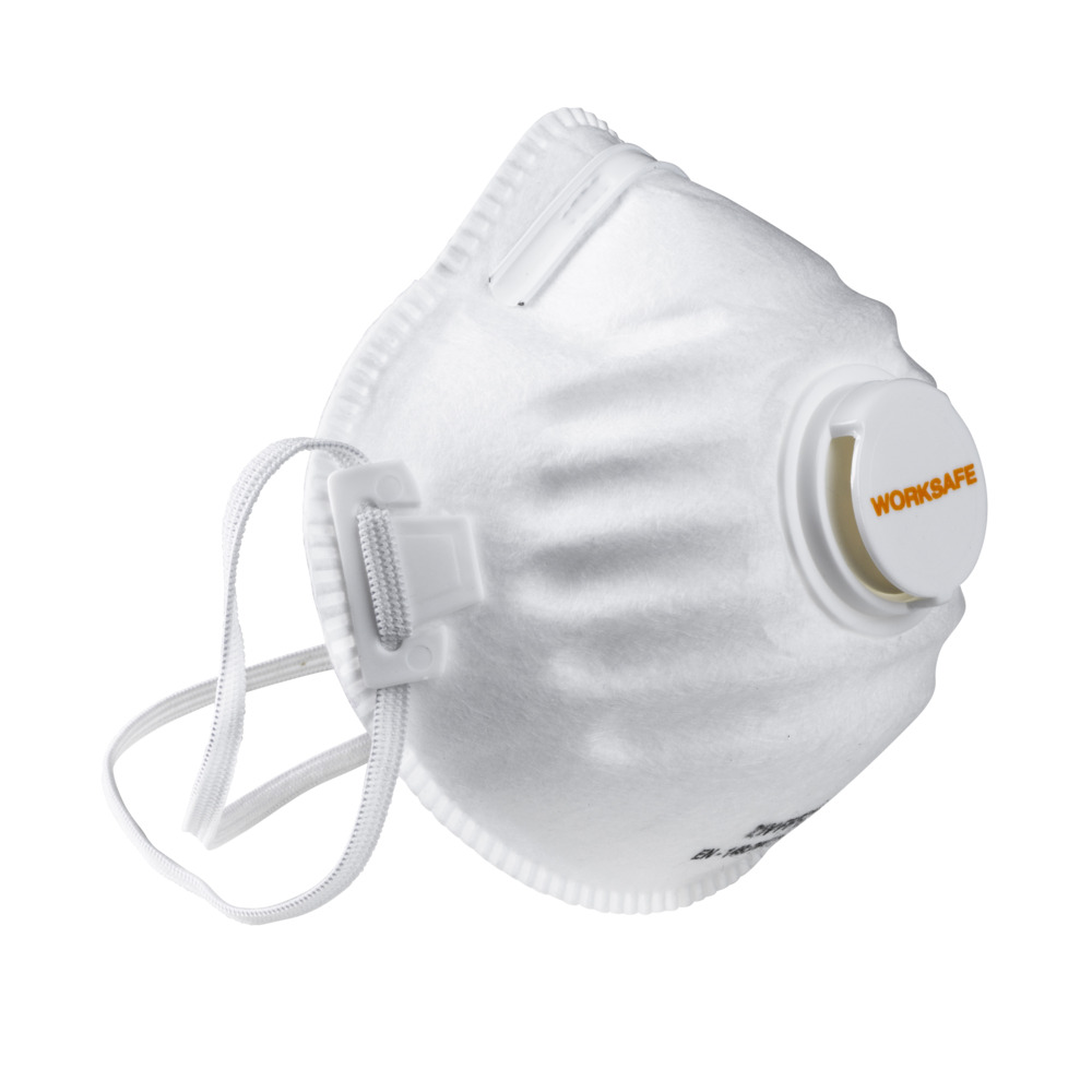 Worksafe 21V FFP2 NR D V Filtrerande halvmask med ventil - Konsumentpack