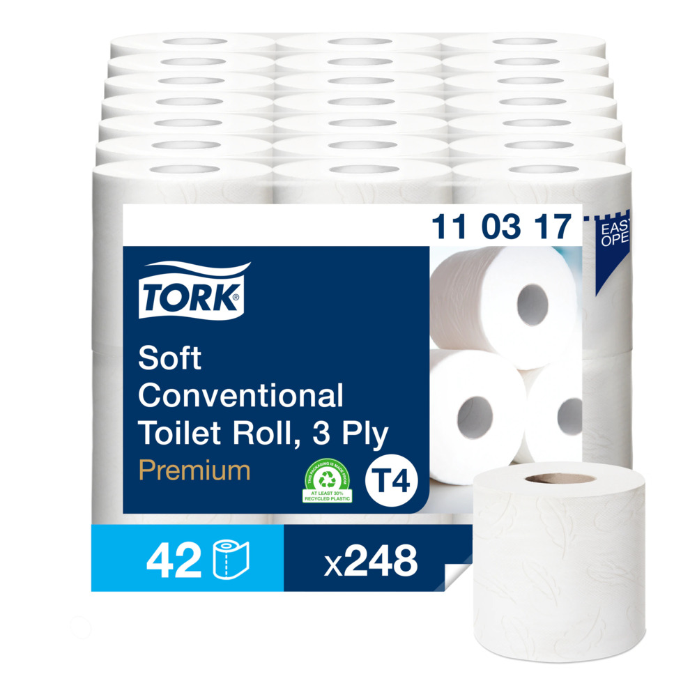 Tork T4 Premium 3 lager mjukt Toalettpapper