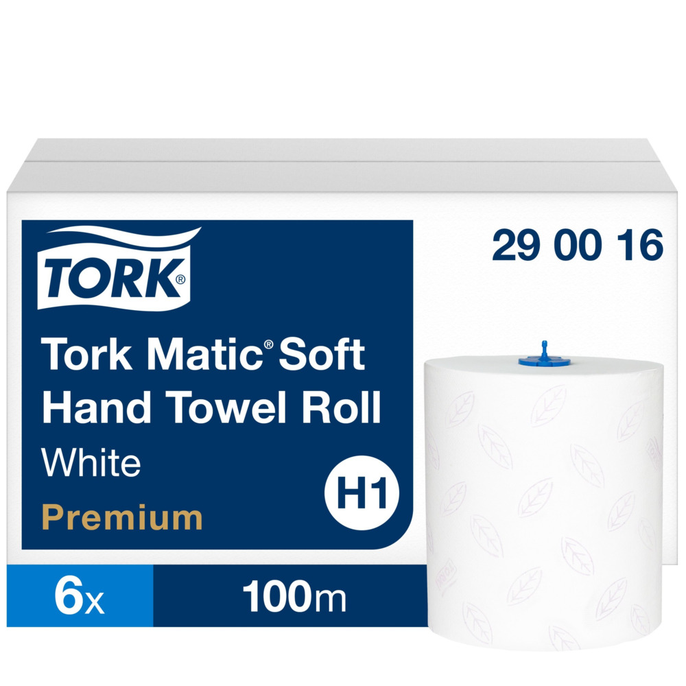 Tork H1 Matic Premium 2 lager rulle mjuk Handduk